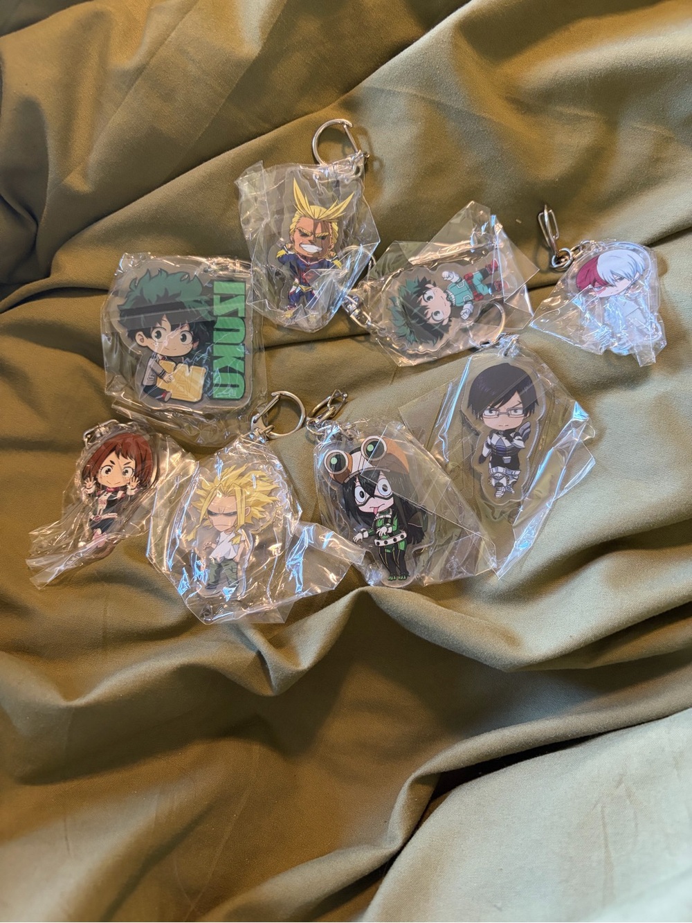My Hero Academia Chibi Acrylic Keychain Lot of 9